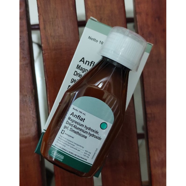 Anflat Sirup / Mengurangi Gejala Asam Lambung / Kembung / Mual / Maag