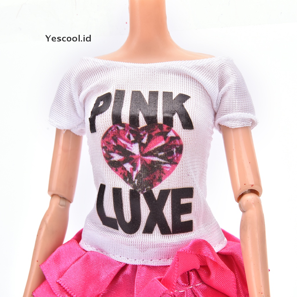 【Yescool】  Fashion Handmade Dresses Clothes For Barbie Doll Style Gifts Random Set hot .