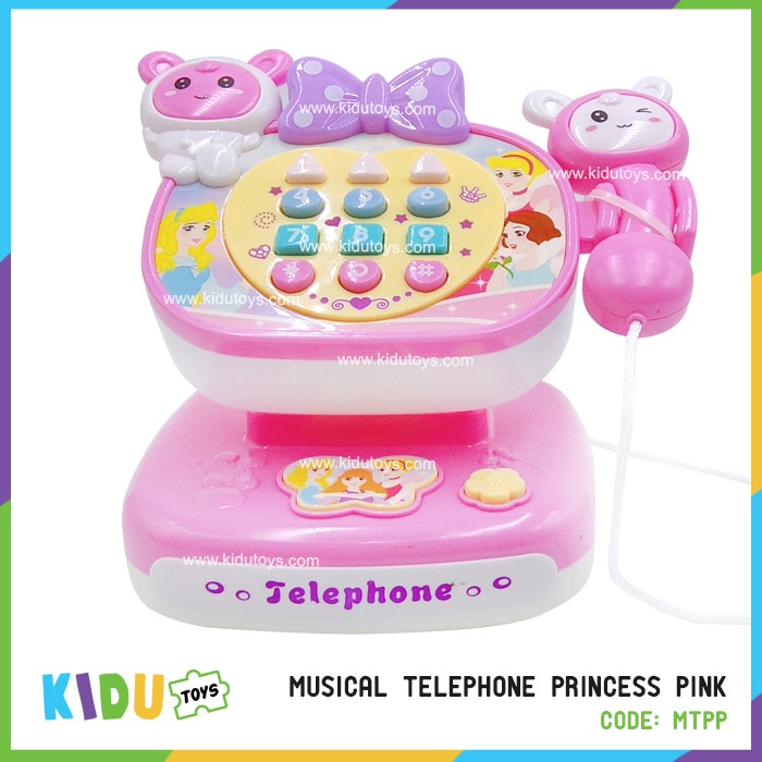 Mainan Anak Telepon Musical Telephone Princess Kidu Toys