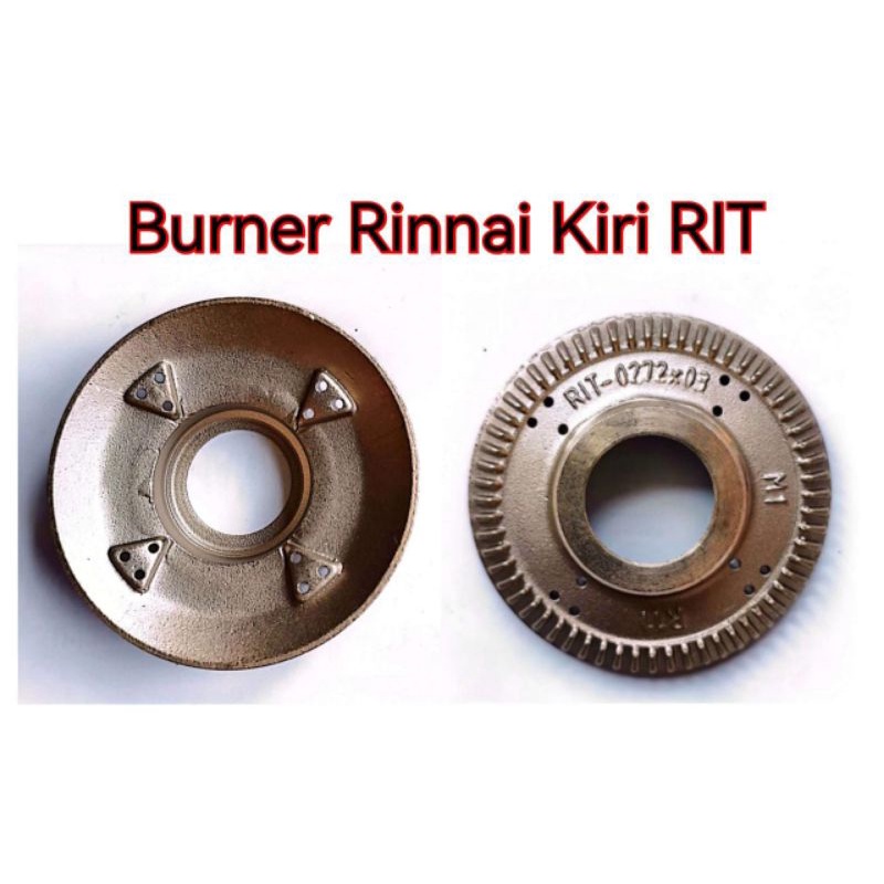 Burner Kompor Rinnai Kanan Besar/Kiri Kecil Ori