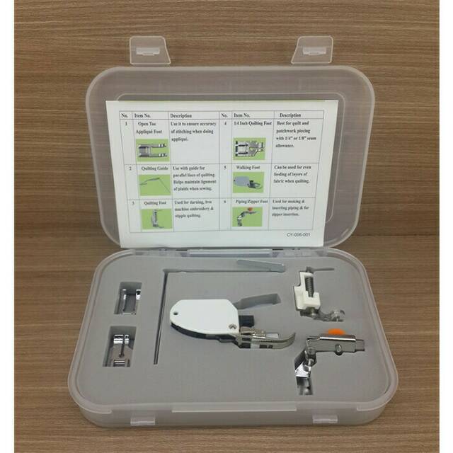 Set Sepatu Jahit Bedcover - Quilting - Bordir - Patchwork Mesin Jahit
