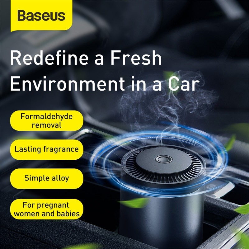 BASEUS ORIGINAL Ripple Air Freshener Pewangi Parfum Mobil Pengharum Penyegar Car