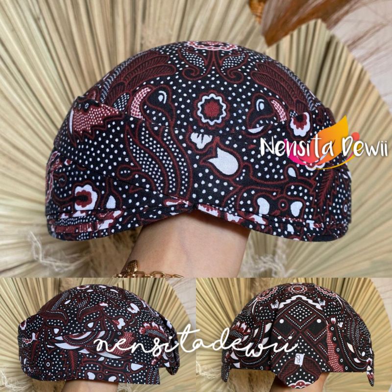 Blangkon Solo Jarik - Motif Bebek Kembar