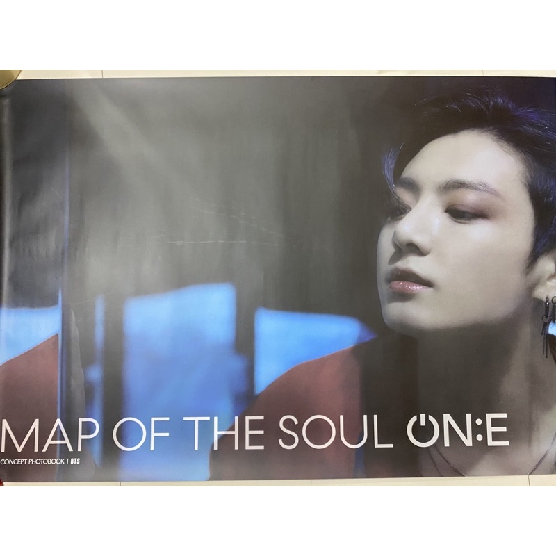 BTS JUNGKOOK JK MOTS ONE FIRST PRESS POSTER BENEFIT OFFICIAL