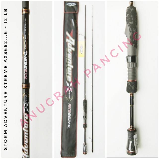 JORAN STORM ADVENTURE XTREME AXS662ML... 6 - 12 LB FUJI