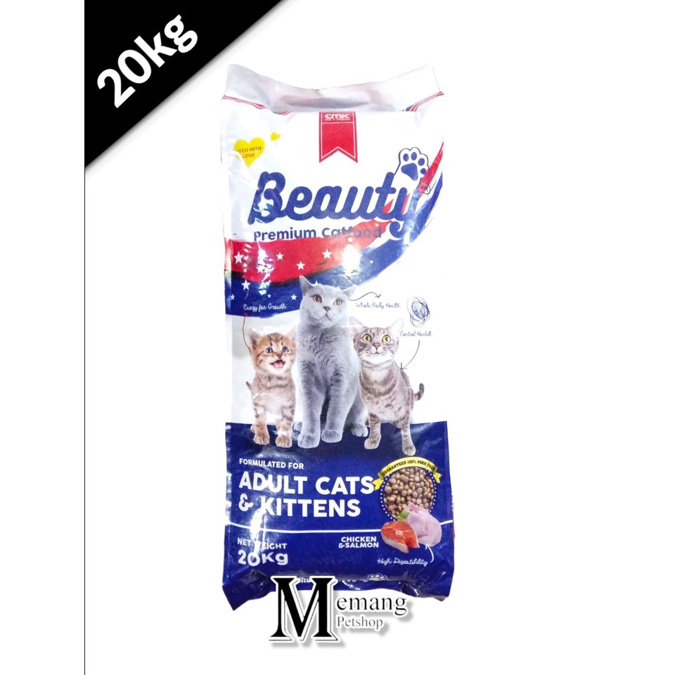 Beauty Cat Adult Kitten 20Kg - Makanan Kucing Freshpack - Cat Food