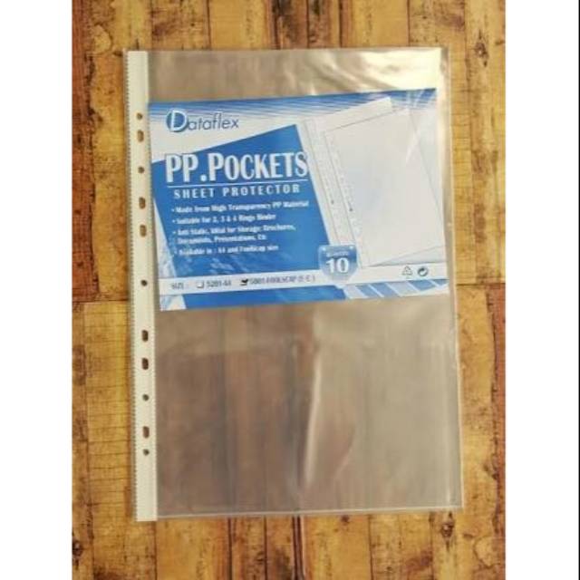 

PP pocket Folio / sheet protector / map plastik kantong 200 lbr