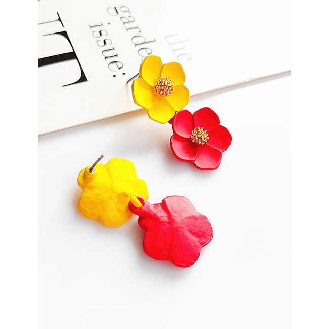 LRC Anting Tusuk Fashion Flower Earrings F6717X