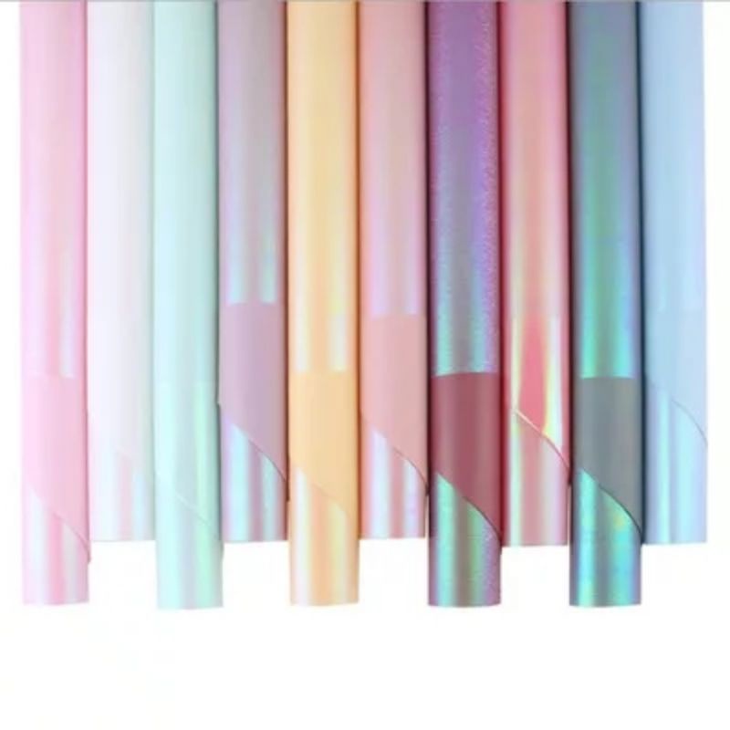 

(20 Lembar) Cellophane Hologram Holographic Wrapping Paper Bouquet / Kertas Pembungkus Bunga /