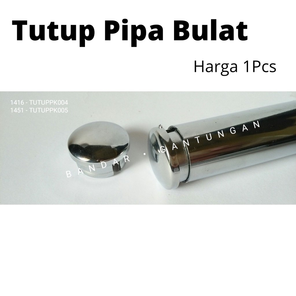 Tutup Ujung Display Pipa Bulat Bahan Plastik/Penutup Pipa Bulat(BH)