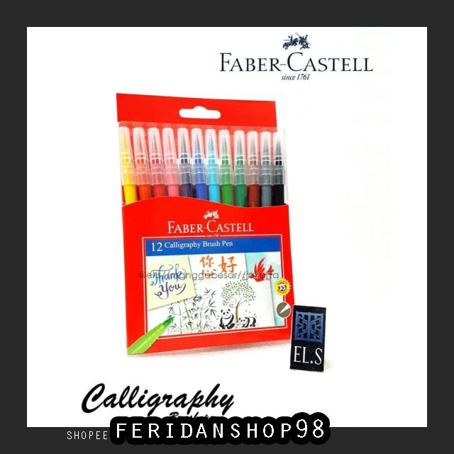 

BT476 FABER-CASTELL CALLIGRAPHY BRUSH BEST PEN SET 12 BY FERIDANSHOP98