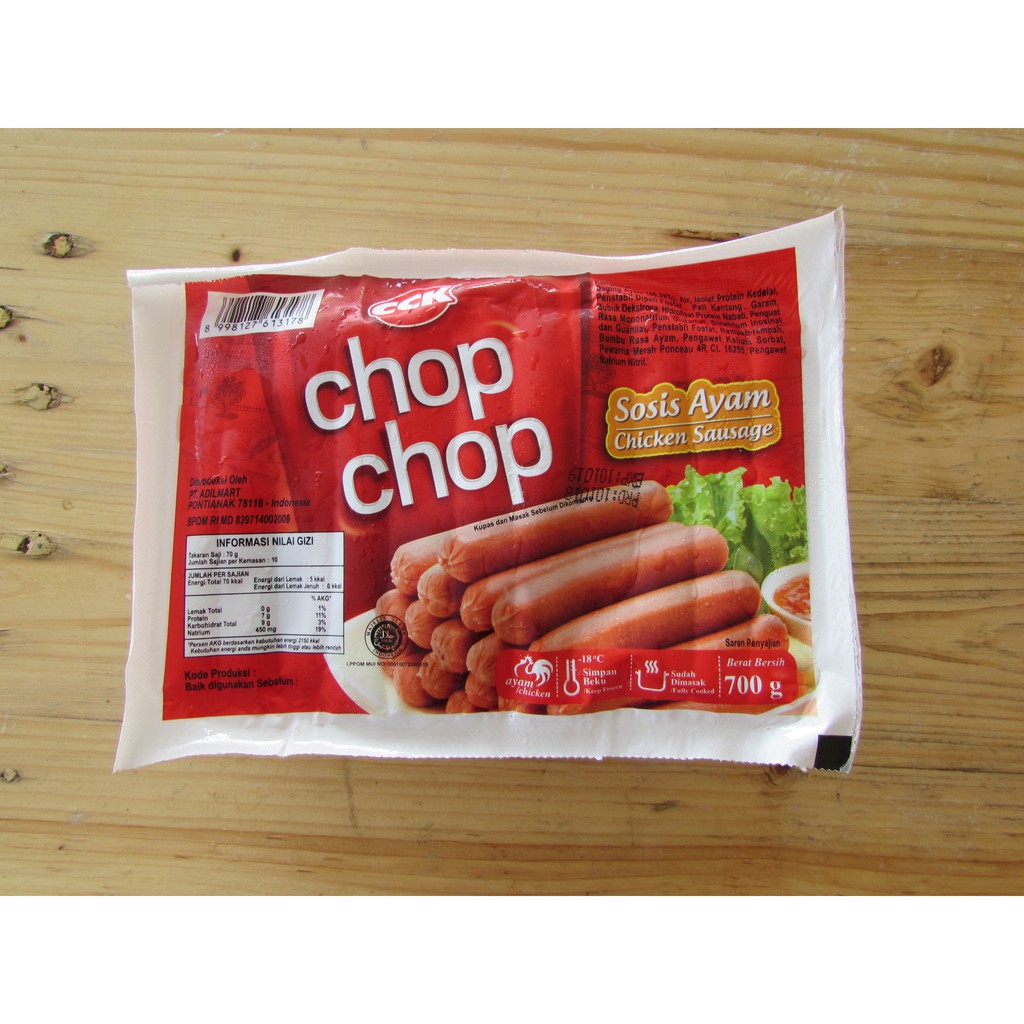 

Chop Chop Sosis Ayam 30S/700gr