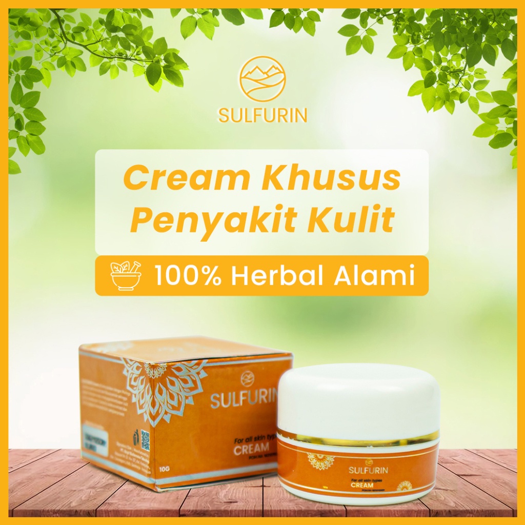 SULFURIN OBAT GATAL KULIT SELANGKANGAN MENAHUN Ruam Biang Keringat HERBAL ALAMI ORIGINAL BPOM