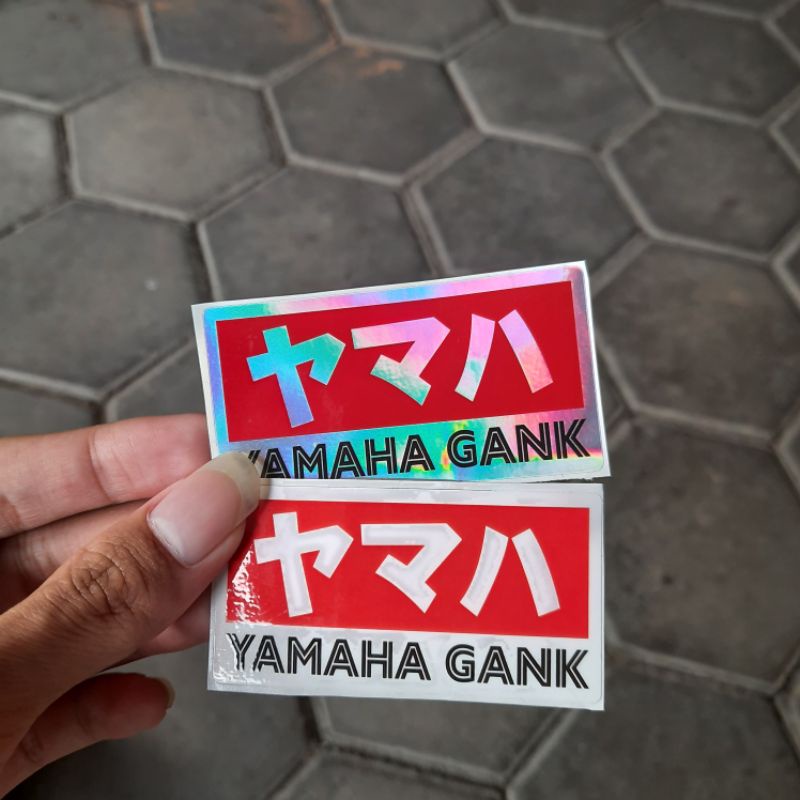 

Sticker Printing Yamaha Gank Stiker Motor Sticker Aerox Nmax Mio herex thailook termurah