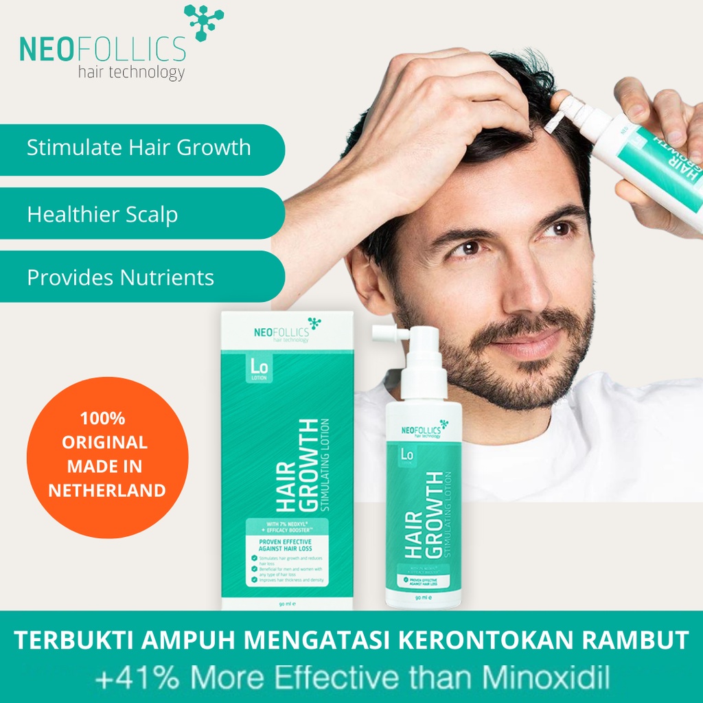 Jual Neofollics Hair Growth Stimulating Lotion Penumbuh Rambut Original