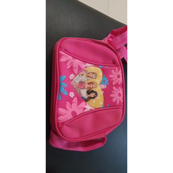 Tas slempang Kecil anak Barbie warna Pink