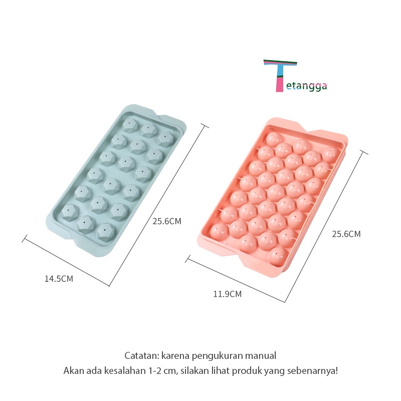 Cetakan Es Batu Sekat 18 + Tutup / Cetakan Es Honey Comb/ Cetakan Es Batu Silicone / Ice tray