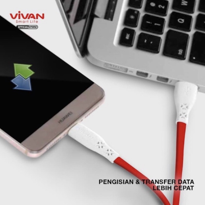 Vivan CTM100 Kabel Data Android Micro Usb Original