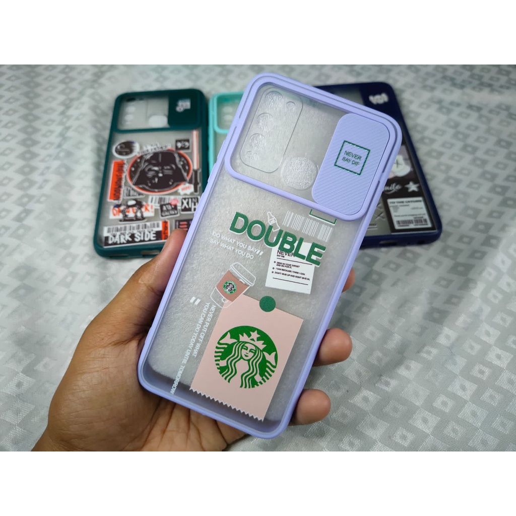 CASE SLIDE PROTECT CAMERA KARAKTER FOR VIVO Y12S