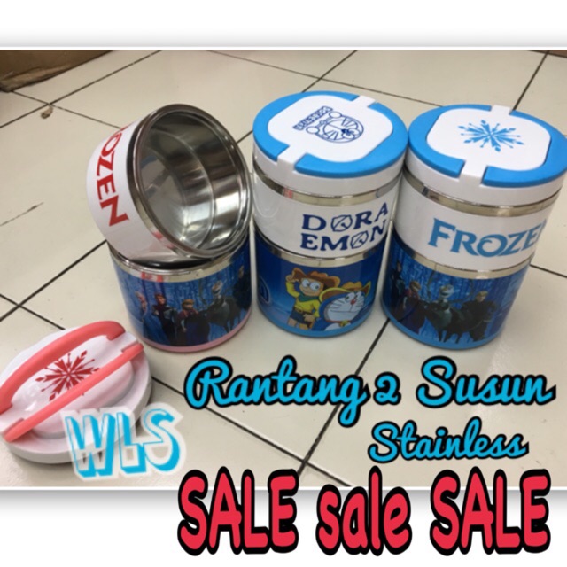 Rantang stainless 2 susun