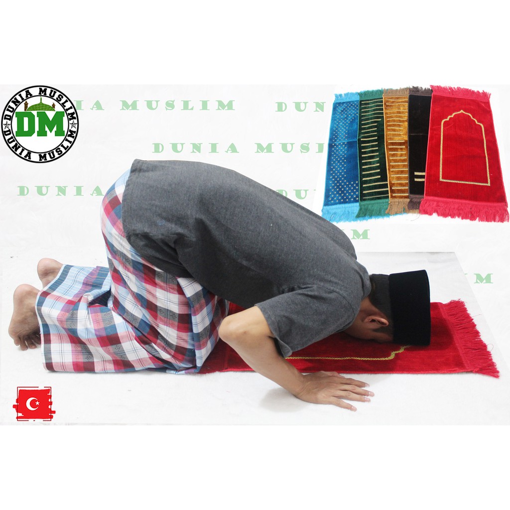 Sajadah Sujud Sajadah Anak Motif POLOS Bisa [COD] Perlengkapan Sholat