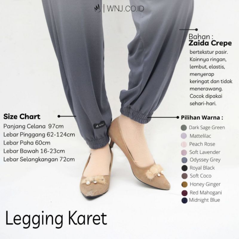 Legging loss | legging karet/ Celamis | by WNJ | 1 kg muat 5 pcs