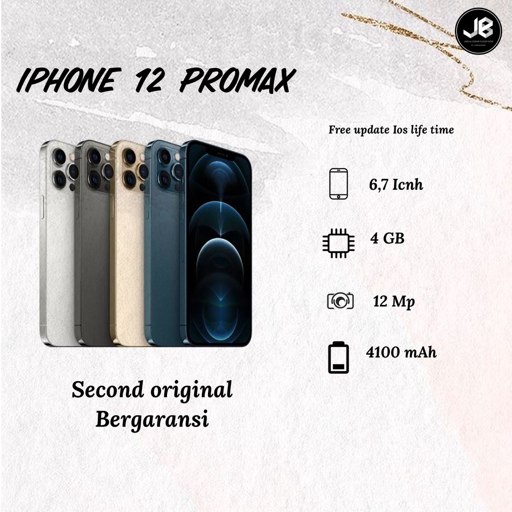 IPHONE 12 PRO MAX 512 GB SECOND ORIGINAL