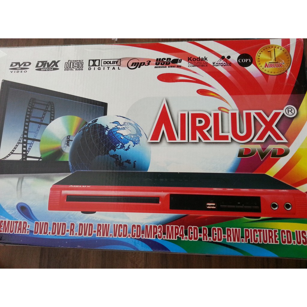 DVD Player Airlux 519 Mic USB Murah Berkualitas