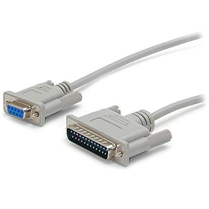 Parallel DB25 Male to Serial DB9 Female Cable - Kabel serial printer db 9 to pararel db 25 pin