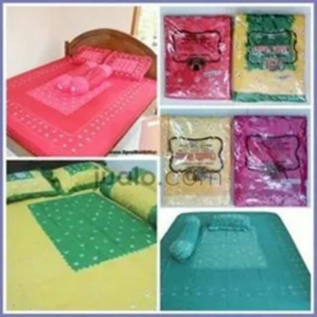 Sprei batik motif jumputan