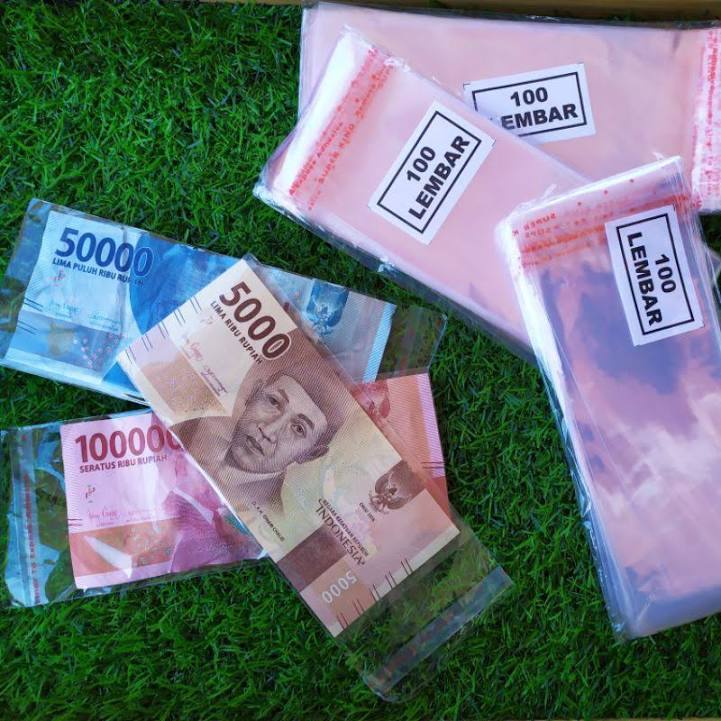 Jual Plastik Opp Uang Plastik Uang Untuk Buket Plastik Money Plastik Buket Opp Uang