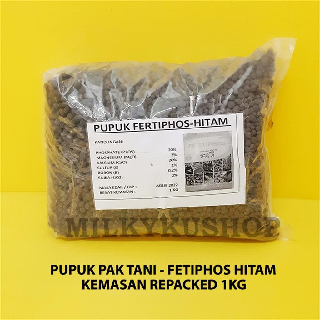 PUPUK SP FERTIPHOS TSP HITAM PAK TANI REPACK 1 KG