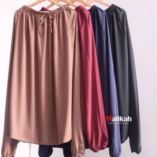 JGKE 374 Sirwal Akhwat & French Khimar Basic - Abaya Malikah ``**``