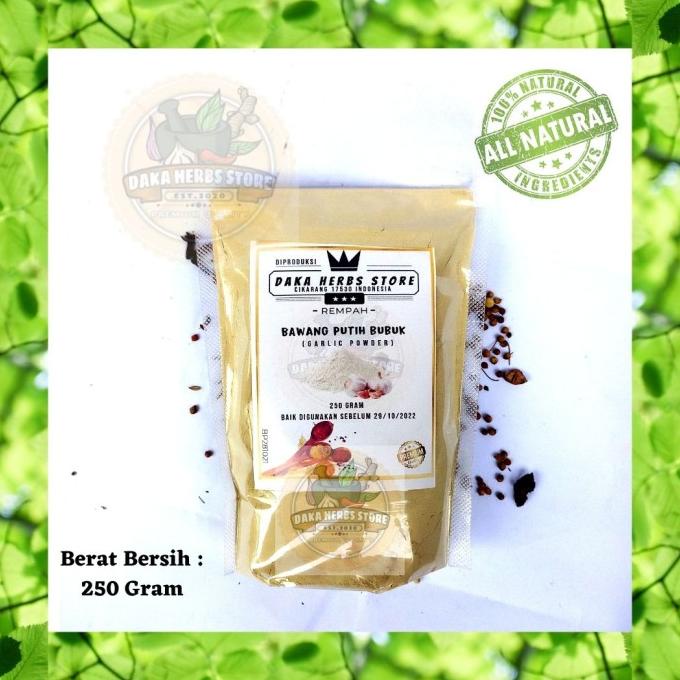 

Bawang Putih Bubuk Murni 250 Gram