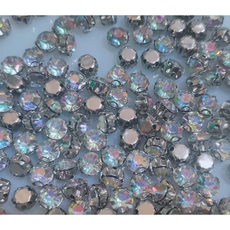 DIAMON CANGKANG BULAT SS28 50PCS