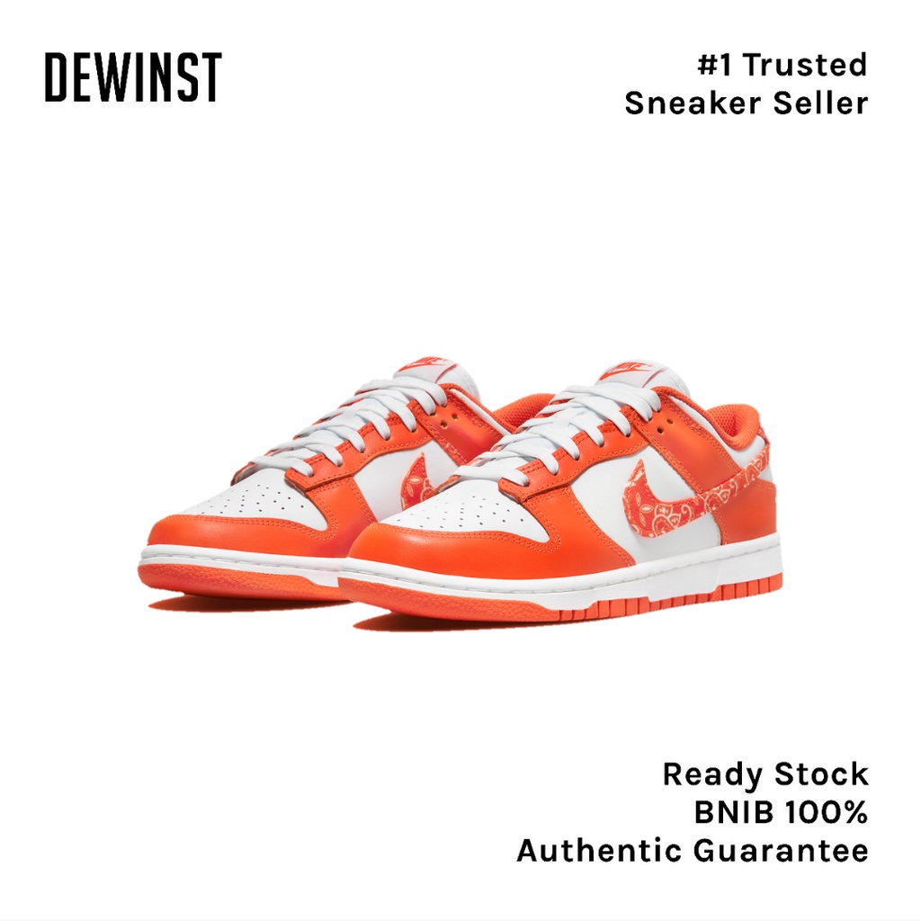Dunk Low Paisley Orange Womens