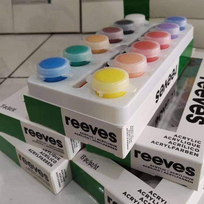 

Sale! Reeves Acrylic 12 X 5Ml / Cat Akrilik 12 X 5Ml Reeves Free 1Pcs Kuas Terpercaya