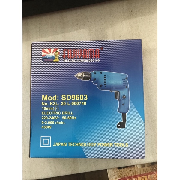 mesin bor fujiyama 10mm sd 9603