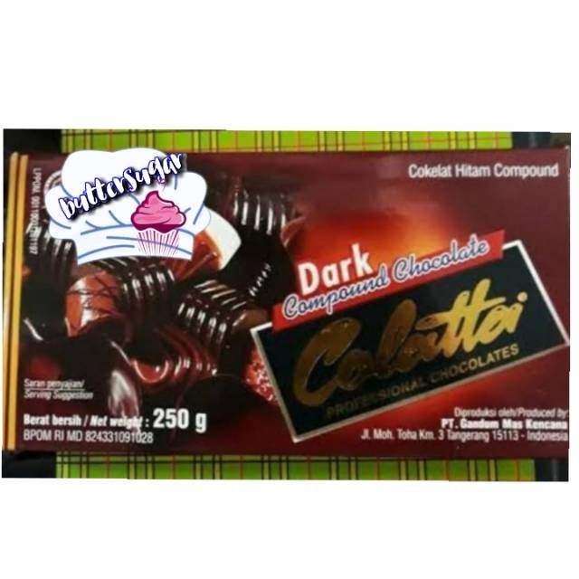 

COLATTA COKLAT BATANG 250GR / COLATTA DARK CHOCOLATE