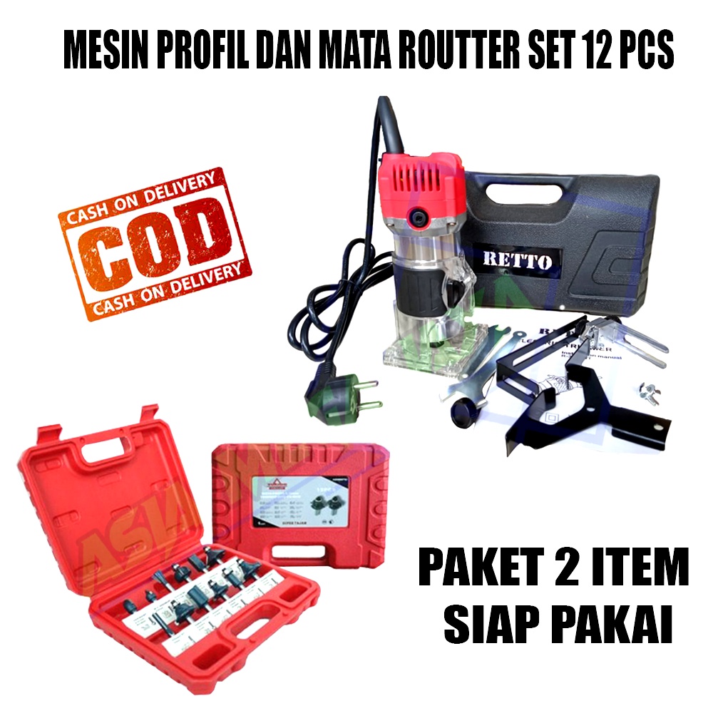 PROMO!!!Mesin Profil Router Trimmer Kayu ukir 6mm YUKIDO trimer tahan panas japan