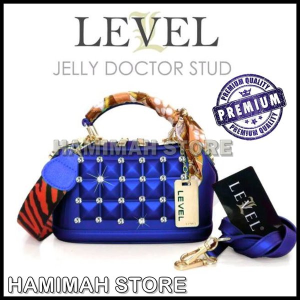 Tas Wanita  SALE TAS WANITA TAS LEVEL JELLY DOCTOR STUD DIAMOND ORIGINAL TAS IMPORT  Murah