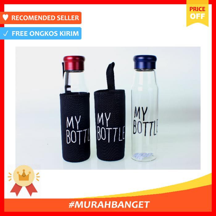 Botol Minum & Termos - Botol Minum Kaca Beling My Bottle Sarung Mb550 - Bekal