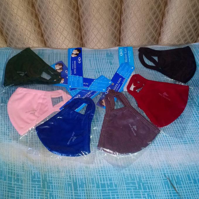 Masker Kain Rider Original Termurah Anti Bacteria Bukan Scuba / Sritex - Masker Kain 2Pc
