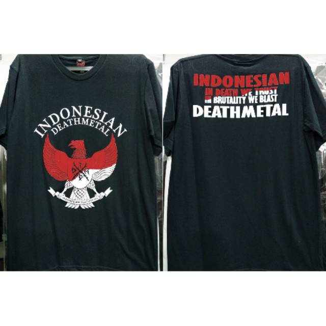 kaos metal IDDM INDONESIA DEATHMETAL
