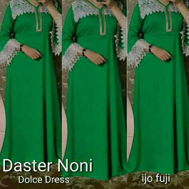 Diskon Maxi Dress Arab India Dubai Turki Dolce Noni Daster Busui Tangan Panjang