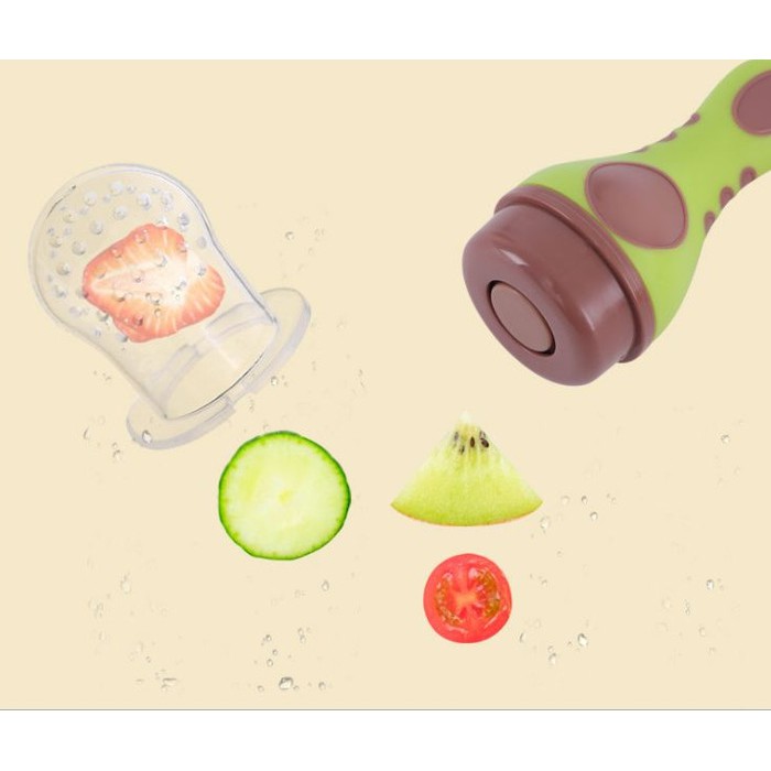 Empeng Gagang | Dot Buah Bayi Stick Fruit Feeder Pacifier