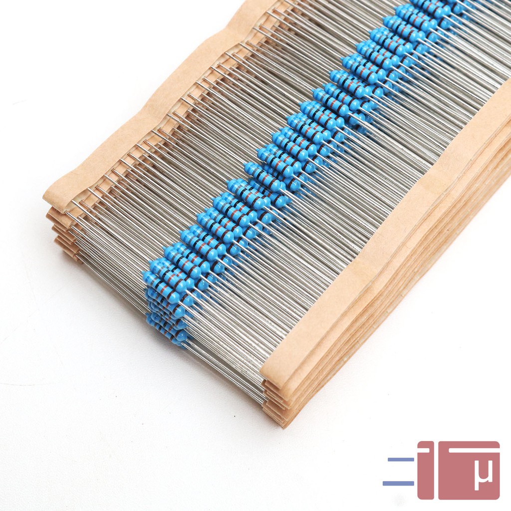 x10 Resistor 680K 1/2W Metal Film 1% Taiwan Kaki Tembaga