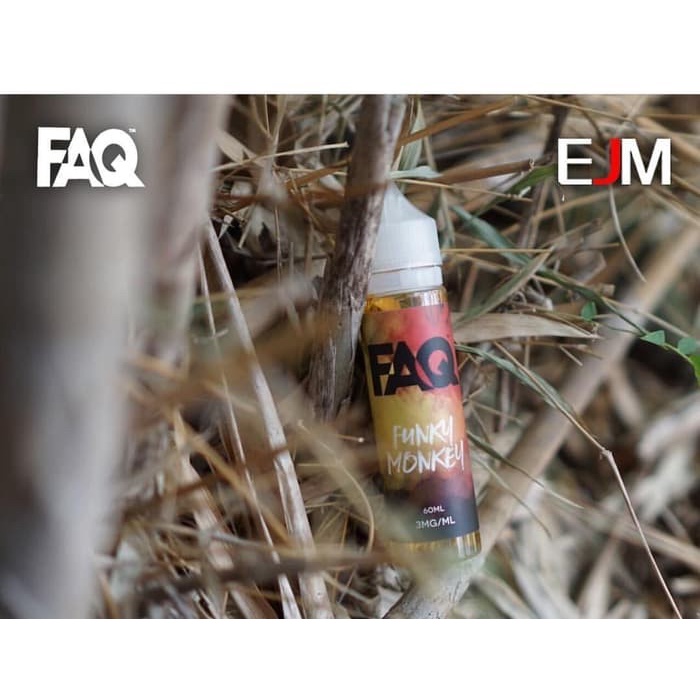 FAQ FUNKY MONKEY | PREMIUM LIQUID USA EJM 60ML 100% ORI