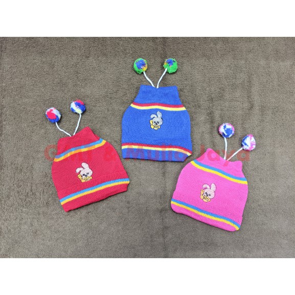 TOPI BAYI RAJUT | TOPI KUPLUK BAYI RAJUT | KUPLUK ANAK RAJUT | KERPUS BAYI [MURAH BESTSELLER]