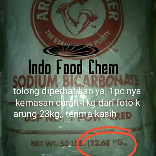 

Baking Soda - Sodium Bicarbonate USP Grade Arm & Hammer 1000gr BERKUALITAS